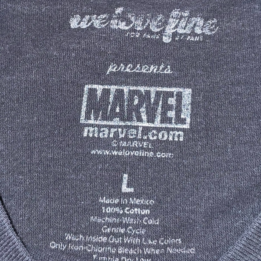 MARVEL Men's Black Deadpool Short Sleeve Shirt Size Large - Picture 3 of 4